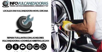 Todos los datos de contacto de vulcanizadoras moviles cercanas